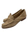 Veronica Beard Shoe Size 8.5 Beige Leather Upper Suede Penny Slip On Loafers Beige / 8.5
