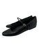 Veronica Beard Shoe Size 8.5 Black Leather Upper Lizard Embossed Shiny Flats Black / 8.5