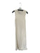 House of Harlow 1960 Size S Cream Cotton & Nylon Knit Tassel Hem high neck Dress Cream / S