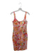 Dolce & Gabbana Size 30/44 Pink & Multi Viscose Blend Floral Scoop Neck Dress Pink & Multi / 30/44