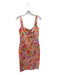 Dolce & Gabbana Size 30/44 Pink & Multi Viscose Blend Floral Scoop Neck Dress Pink & Multi / 30/44