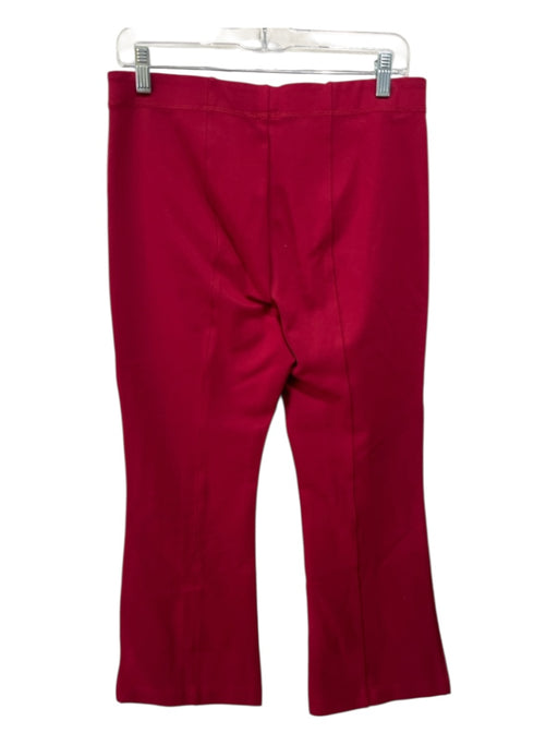 Jade Melody Tam Size Medium Red Elastic Waist Pintuck Detail Flare Pants Red / Medium