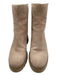 Dolce Vita Shoe Size 6 Taupe Beige Leather Upper Round Toe Lug sole Boots Taupe Beige / 6