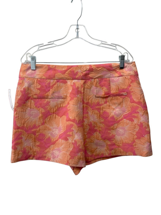 Abbey Glass Size L Pink & Orange Polyester Floral Sleeveless Short Set Pink & Orange / L
