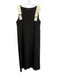 Abbey Glass Size L Black & White Sleeveless Bow Detail Slip On Maxi Gown Black & White / L