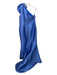 Alexander by Daymor Size 16 Blue Polyester One Sleeve Pleated Mermaid Gown Blue / 16