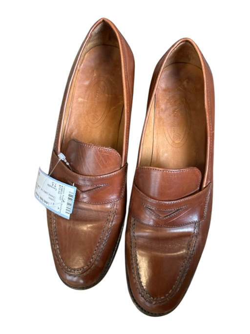 Facconable Shoe Size 7.5 Chesnut Leather Penny Loafer Loafers Chesnut / 7.5