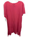 Johnny Was Size L Pink & Cream Cotton Short Sleeve Floral Embroidery Tunic Top Pink & Cream / L
