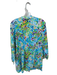 Lilly Pulitzer Size XL Blue & Green Cotton Long Sleeve Beaded Neckline Coverup Blue & Green / XL