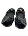 Tory Burch Shoe Size 8.5 Black Patent Leather round toe Logo Bow Flats Black / 8.5