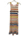 Mister Zimi Size M White & Multi Polyester & Cotton Knit Cover Up Maxi Dress White & Multi / M
