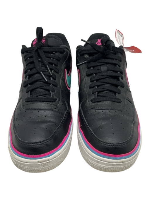 Nike Shoe Size 11.5 AS IS Black, Green & Blue Leather Low Top Lace Up Shoes Black, Green & Blue / 11.5