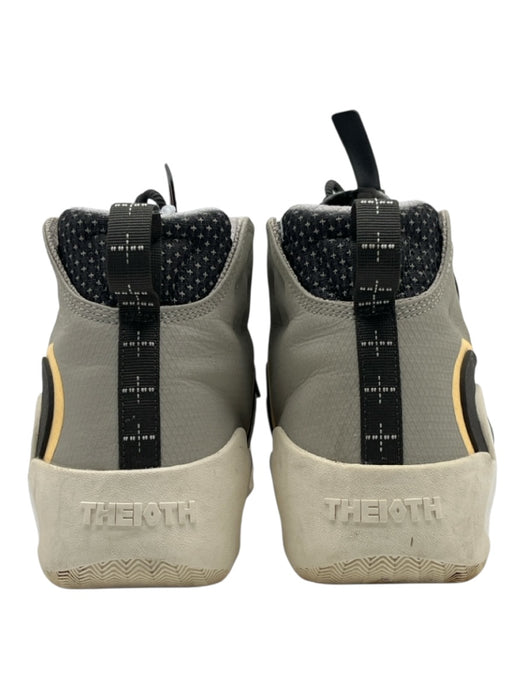 Nike Shoe Size 9 AS IS Gray & White Synthetic High Top Lace Up Sneaker Shoes Gray & White / 9