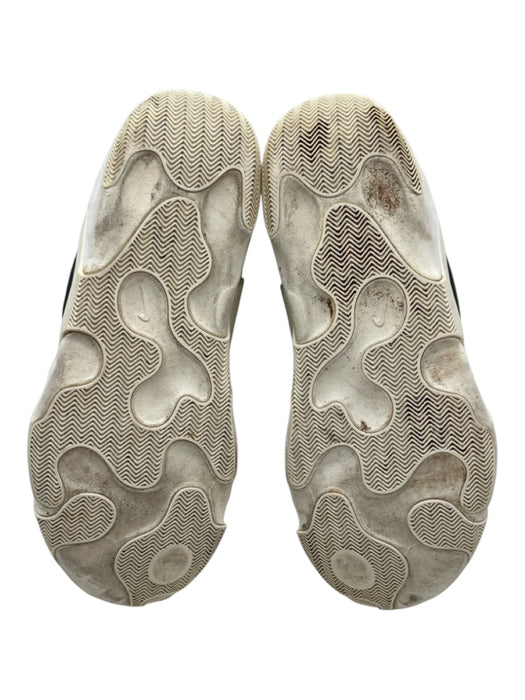 Nike Shoe Size 9 AS IS Gray & White Synthetic High Top Lace Up Sneaker Shoes Gray & White / 9