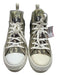 Christian Dior Shoe Size 42 AS IS White & Black High Top Lace Up Sneaker Shoes White & Black / 42