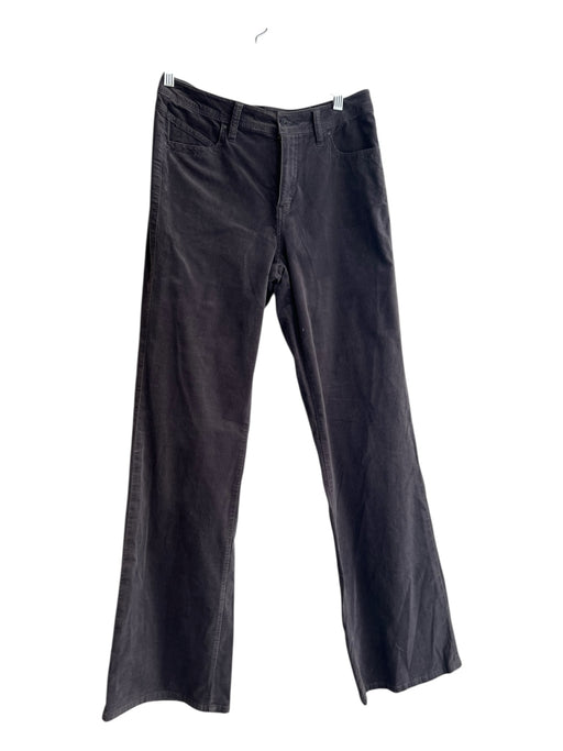 JAG Size 8 Gray Cotton Mid Rise Zip Fly Flare Pants Gray / 8
