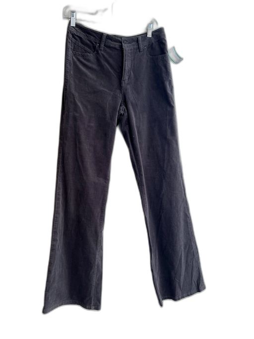 JAG Size 8 Gray Cotton Mid Rise Zip Fly Flare Pants Gray / 8