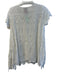 Johnny Was Size M White Cotton Eyelet Lace V Neck Cap Sleeve Top White / M