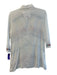 Johnny Was Size S Beige Cotton V Neck 1/2 Sleeve Floral Embroideries Top Beige / S