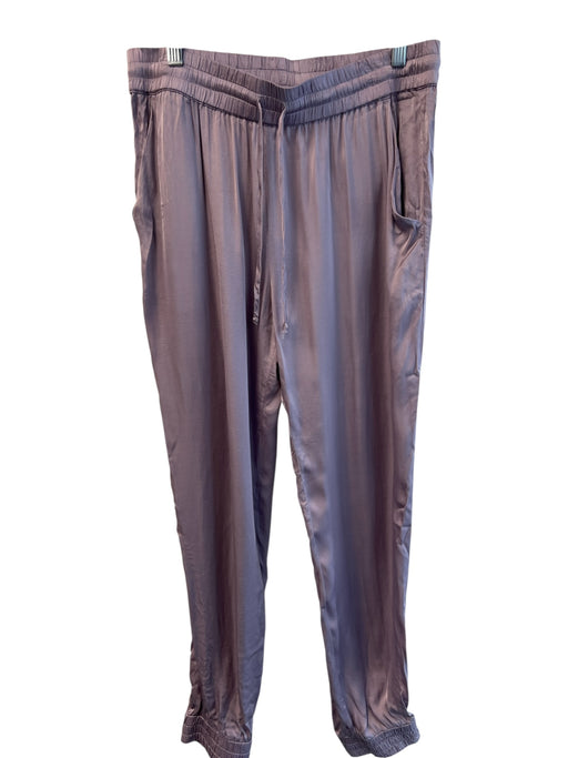 Young Fabulous & Broke Size M Purple Viscose & Rayon Elastic Waist Pockets Pants Purple / M