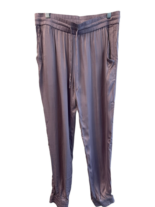 Young Fabulous & Broke Size M Purple Viscose & Rayon Elastic Waist Pockets Pants Purple / M