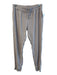 Monrow Size S Gray Linen Blend Elastic Waist Pockets Cuffed Ankle Pants Gray / S