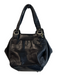 Cynthia Rowley Black Leather 3 Pocket Top Handle Gold Hardware Slouchy Bag Black / S