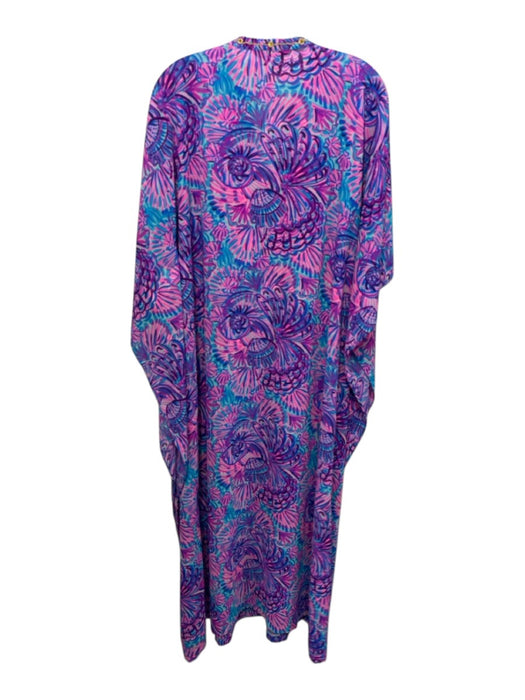 Lilly Pulitzer Size L/XL Blue, Purple & Pink Polyester Sequin Detail Dress Blue, Purple & Pink / L/XL
