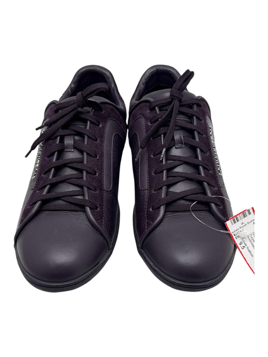 Louis Vuitton Shoe Size 9.5 Purple Leather Solid Sneaker Men's Shoes Purple / 9.5