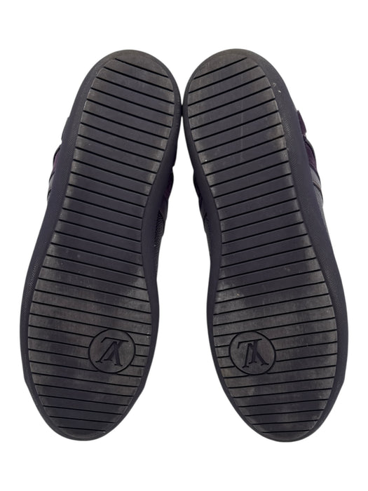 Louis Vuitton Shoe Size 9.5 Purple Leather Solid Sneaker Men's Shoes Purple / 9.5