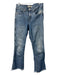 Madewell Size 26 Light Denim Cotton Mid Rise Straight Leg Raw Edge Jeans Light Denim / 26