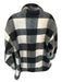 Abercrombie & Fitch Size XS Black & Cream Recycled Polyester Buffalo Check Coat Black & Cream / XS