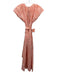Ulla Johnson Size 6 Salmon Pink & White Cotton Abstract Print Back Zip Jumpsuit Salmon Pink & White / 6