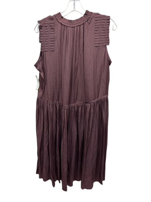Ulla Johnson Size 6 Mauve Purple Polyester Satchel Sleeveless Dress Mauve Purple / 6