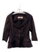 Byron Lars Size 8 Chococlate & Pearl Polyester Blend 3/4 Sleeve Blazer Chococlate & Pearl / 8