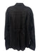 Vilebrequin Size XL Black Linen Solid Button Up Men's Long Sleeve Shirt Black / XL