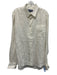 Vilebrequin Size XL White Linen Solid Button Up Men's Long Sleeve Shirt White / XL