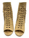 Jimmy Choo Shoe Size 40 Beige Leather Suede Tassel Studded Cut Out Pumps Beige / 40