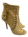 Jimmy Choo Shoe Size 40 Beige Leather Suede Tassel Studded Cut Out Pumps Beige / 40