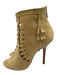 Jimmy Choo Shoe Size 40 Beige Leather Suede Tassel Studded Cut Out Pumps Beige / 40
