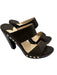 Jimmy Choo Shoe Size 40 Dark Brown Leather Upper Toe Strap Snake Embossed Pumps Dark Brown / 40
