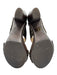 Jimmy Choo Shoe Size 40 Dark Brown Leather Upper Toe Strap Snake Embossed Pumps Dark Brown / 40