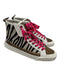 Jimmy Choo Shoe Size 40 Pink, Brown, White Pony Hair Lace Up Mid Top Sneakers Pink, Brown, White / 40