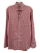 Sid Mashburn Size M Red & White Cotton Plaid Button Down Men's Long Sleeve Shirt Red & White / M