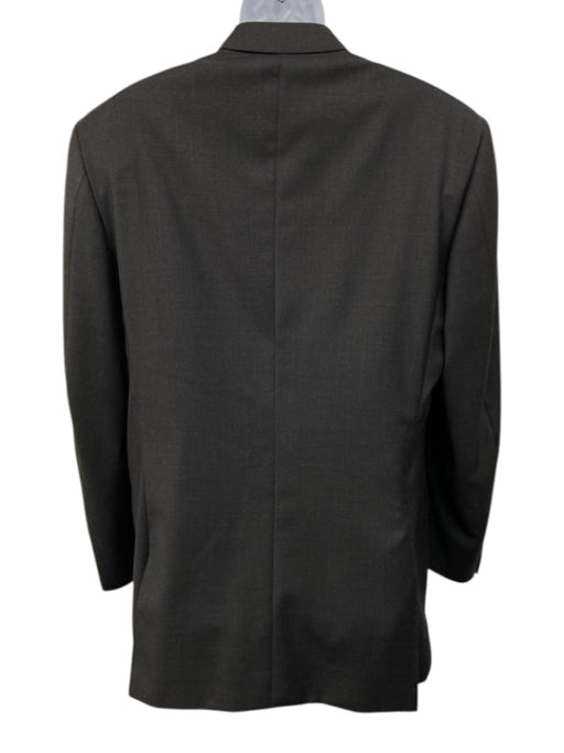 Canali Dark Gray Wool Solid 2 Button Men's Blazer Dark Gray / 56