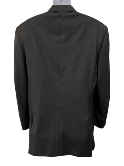 Canali Dark Gray Wool Solid 2 Button Men's Blazer Dark Gray / 56