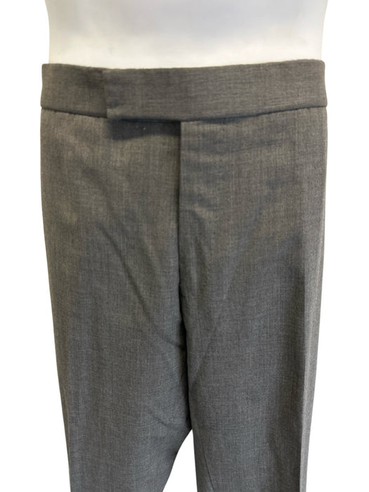 Ralph Lauren Purple Gray Wool Solid 2 Button Men's Suit Gray / 38R