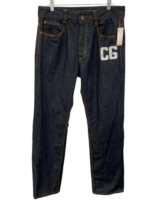 Coogi Size 34 Dark Wash Cotton Solid Jean Men's Pants Dark Wash / 34