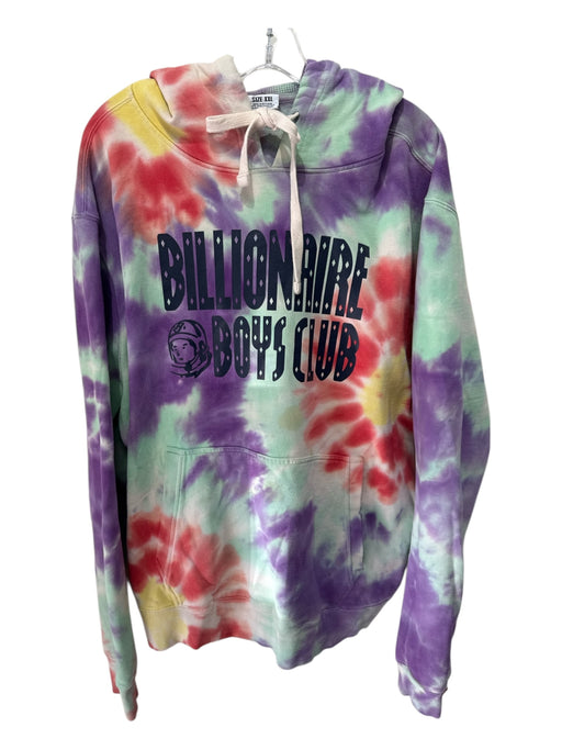 Billionaire Boys Club Size XL Red & Multi Cotton Tie Dye Hoodie Men's Jacket Red & Multi / XL