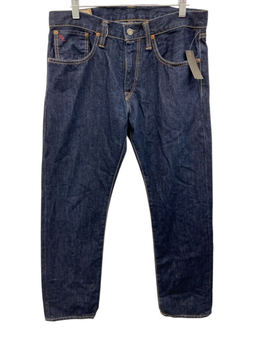 Polo Size 31 Dark Wash Cotton Solid Jean Men's Pants Dark Wash / 31